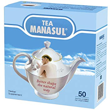 MANASUL CLASSIC - Laxative Infusion Based On Senna, Peppermint, Lemon Balm, Liquorice and Anise. Herbal Tea with Calming Effect. 50 Tea Sachets.