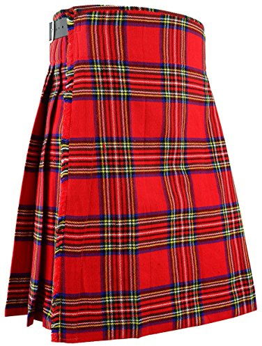 Hamilton Kilts Kilt écossais Traditionnel Highland Robe Jupe Royal Stewart Tartan fête de Mariage Cornemuse Tenue, W42