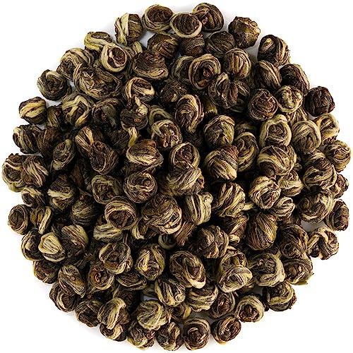 Jasmine Dragon Pearl Tea - Phoenix Pearls Green Tea from Fujian China - 100g