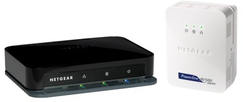 NETGEAR Powerline 500 Mbps 4-port Network Adapter Kit (XAVB5004)