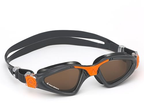 Aquasphere Kayenne | Occhiali da nuoto, nuoto, triathlon, nuoto in acque libere per adulti con protezione UV, guarnizione in silicone, visione a 180°, lenti antiappannamento per uomini e donne,