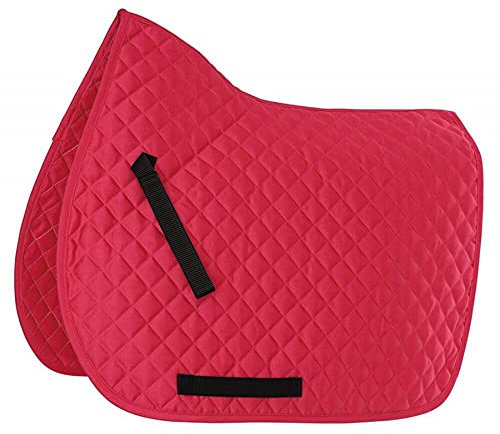 Performance Lite häst sadelduk, Röd, 42.5-45 cm