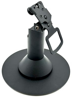 DCCStands Ingenico Lane Axium RX 7000 Freestanding Swivel and Tilt Metal Stand with Round Plate