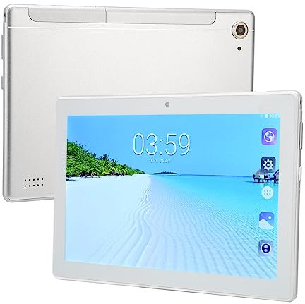 Tableta FHD de 8 Pulgadas, 6 GB de RAM, 128 GB de ROM, Tableta Pequeña, Procesador Octa Core, Cámara de 5 MP + 8 MP, Carga Rápida de 6000 MAh, WiFi 5G, GPS (Astilla)