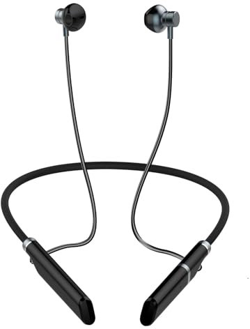 Xmenha Ecoouter Bluetooth 5.3 Sport Cuffie Senza Fili Intrauricolari Tipo Girocollo Auricolare Bluetooth Senza Fili Resistente al Sudore Controllo Tocco Lunga Durata