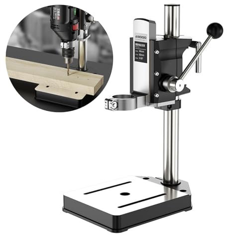 Soporte Para Taladro De Mano, Banco De Trabajo Para Taladro De Sobremesa, Soporte De Punzón Ajustable, Herramienta De Reparación Con Base De Aleación De Aluminio, Perforación, Rectificado Y Corte