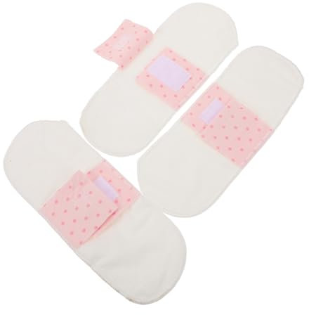 CALLARON Lot de 3 Serviettes Hygiéniques Lavables Coton Doux et Respirant Protège-Slips Réutilisables Utilisation Quotidienne Confort et Grossesse
