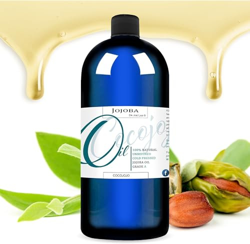 Cocojojo Jojoba Oil Organic, Jojoba Oil for Hair Growth for Skin, Face, 100% Pure Natural, Cold Pressed, Deep Moisturizing Anti-Aging, Essential Oils - 8 Fl Oz