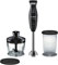 Bosch MSM2610B Handmixer CleverMixx mit vier Klingen, 600 W, schwarz / grau Mixer und Hackbrett Única Schwarz