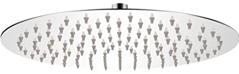 vidaXL Tête de Douche Plongeante Ronde 30 cm Pomme Douchette Salle de Bain