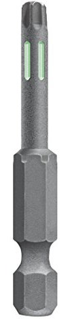 kwb 2 x Bits 50 mm TORX 25 Torsion 122325 (TQ 60 Stahl, Torsionszone, ISO 1173 Antrieb C6.3)
