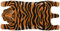 Esschert Design RB200 Tiger Kokos-Fußmatte, orange/schwarz