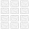 12 Stück Augenmasken Formen Zum Selbermachen, Sichere, Gesunde, Transparente Gesichtsmasken Patch Formen, Wiederverwendbar, Unter Augenklappen, Formen, Tablettplatte für Hautpflege DIY Produkte