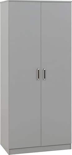 Seconique Dakota 2 Door Wardrobe in Light Grey
