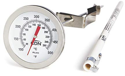 CDN Insta-Read Long Stem Fry Thermometer, 100 to 500 F