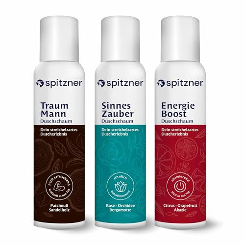 Spitzner Der geduschte Mann Duschschaum Set (3 x 150ml)