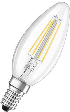 Osram LED-Lampe | Sockel: E14 | Warmweiss | 2700 K | 6 W | Ersatz für 60-W-Glühbirne | LED Retrofit CLASSIC B [Energieeffizienzklasse A++]