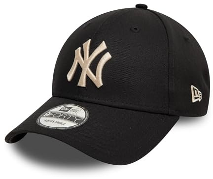 New Era New York Yankees Cap für Fans NY Logo 940 verstellbare Kappe Sommer schwarz - One-Size