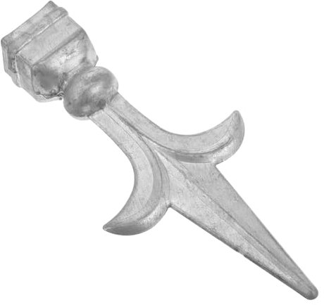 SOIMISS Terminali Pinnacolo in Metallo Per Recinzioni Esterni Decorativi e Resistenti Per Recinzioni Da Giardino Facili Da Installare Compatibile Con e Posti Fini