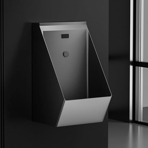 ksxnkhk Urinario con Sensor de Pared, urinarios de Acero Inoxidable 304, urinario con Descarga de inducción, Inodoro para baño Familiar, urinarios para baño Masculino, Inodoro urinario aut
