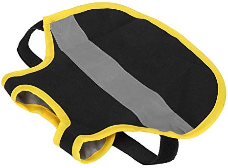 RASTKY Chaleco Reflectante para Pollo, Ropa Protectora para Aves de Corral, Delantal de Silla de Montar para Pollo con Banda Ajustable, Chaleco de Material de Poliéster para Pato, Gansos, como Se