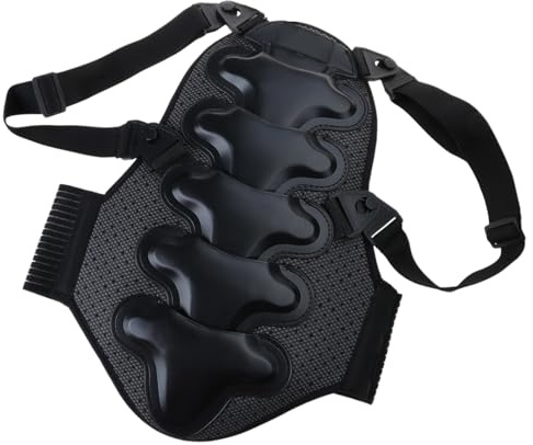 Tsophreniq Protector de espalda unisex para adultos, adolescentes, esquí, snowboard, patinaje, motociclismo, deportes al aire libre, protector de tamaño ajustable
