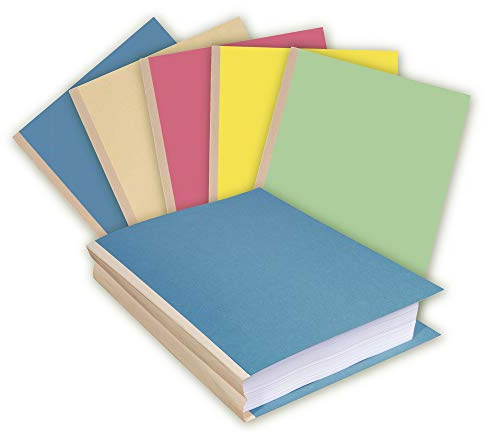 Chemise Exacompta Forever 24 x 32 cm dos toilé 3 cm couleurs assorties - Paquet de 25