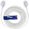 1STec 5M ADSL2+ Super High Speed Cat5e RJ11 Broadband Hub Internet Extension Cable for BT Infinity Sky Q Talktalk Plusnet EE Vodafone Post Office Router on Fibre or Standard Services 5 Metre White