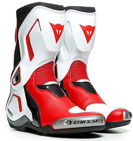 DAINESE Torque 3 Out Air Stivali da moto (Black/White/Red,42)