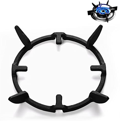 Cast Iron Ring Pan Support Stand, Universal Wok Ring for Gas Stove, Round Bottom Trivets, Kitchen Accessories for Gas Cookers, Wok Rack Fit Most Hobs