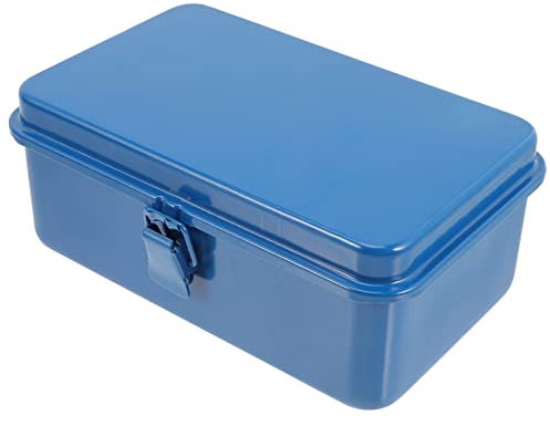 Housoutil Cassetta Porta Attrezzi in Metallo Rinforzato Portatile Per Casa E Officina Organizzatore Strumenti Per Piccoli Attrezzi Con Alta Capacità Di Carico