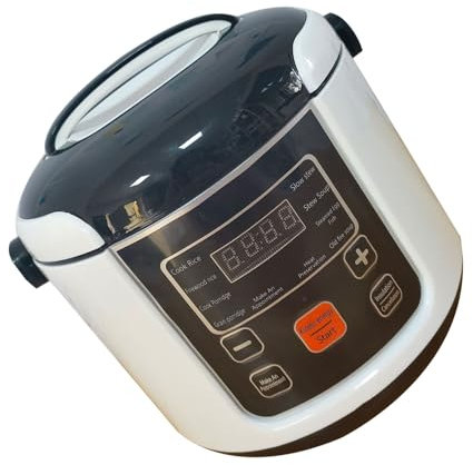 Mini Cuociriso Compatto da 2 Litri Mini Cuociriso da 2 Litri Funzione di Mantenimento in Caldo Piccolo Fornello di Riso Elettrico Cuociriso da Viaggio Funzione di Mantenimento in