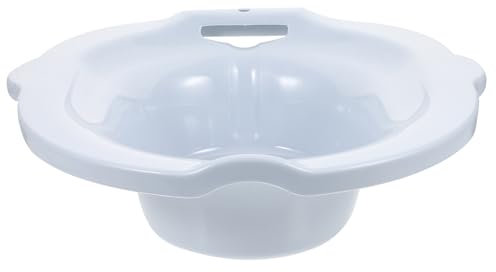 Healvian Sitzbadewanne Für Toilettensitz Hämorrhoiden Rutschfeste Pp-material Waschbecken Einfache Reinigung Ältere Menschen Frauen Toilette Becken