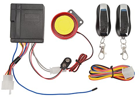 TKSE TKSE Alarma de Seguridad de la Motocicleta, Alarma Seguridad Control Remoto Alta Sensibilidad Control Remoto Alta Sensibilidad para Moto
