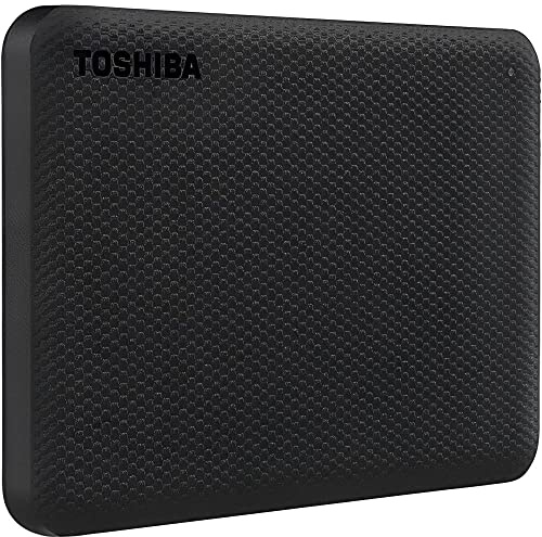 Toshiba Canvio Advance 2TB Portable External Hard Drive USB 3.0, Black - HDTCA20XK3AA