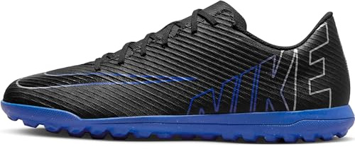 NIKE Mercurial Vapor 15 Club TF Men's Football Boots Black Blue Grey