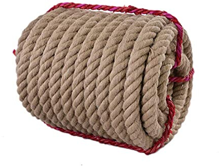 Cuerda, Cordel, Cuerda de cáñamo, Cuerda de Yute Gruesa, Hilo de Yute Natural de Alta Resistencia, for Manualidades, jardinería, Embalaje, Supervivencia y decoración del hogar.(4mm)