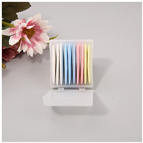 SHUOCONG 10Pcs Colorful Erasable Tailors Chalk Fabric Sewing Marker Clothing Pattern DIY Needlework Accessories Tool(Mix Color)