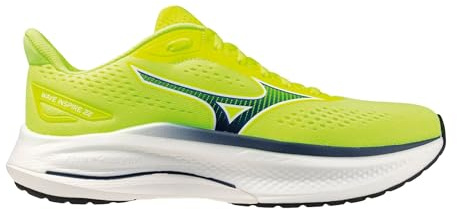 Mizuno Wave Inspire 22 Lightning Yellow/Dazzling Blue (UK Footwear Size System, Adult, Men, Numeric, Medium, 8)