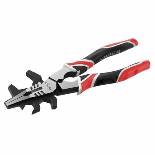 XLWLLNJ Equipment Clamp Pince de Soudage pour Atelier Pince Multifonction Serrage Coupe Dévissage Acier Carbone Haute Dureté Poignées Antidérapantes Confort
