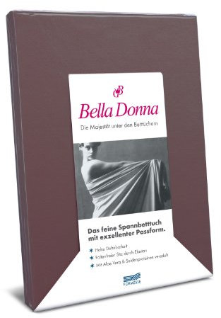 Spannbettlaken Bella Donna Jersey für Matratzen & Wasserbett 140-160 x 200-220 cm in Platin