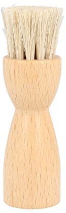 Burgol Tiegelbürste Auftragsbürste Schuhcreme Rosshaar: Farbe: Tiegelbürste hell