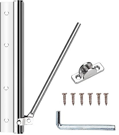 Porte Closers, Ferme Porte Automatique, Ferme Porte à Ressort, Ferme Porte en Acier Inoxydable, Réglable Ferme Portes avec Vis, Pour les Portes Intérieures et Extérieures Maison & Bureau & Hôtel