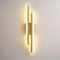 DELIPOP Applique Murale Interieur LED, 16W Moderne Lampe Murale Or, 3 Température de Couleur 3000-6500K Luminaire Mural en Acrylique pour Salon, Chambre, Escalier, Hôtel, Couloir