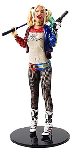Xinchangda Harley Figur Statue Stehposition Anime Figur 19 cm Joker Harley Actionfigur Modell Desktop Dekoration Sammlerstücke Geschenk für Fans