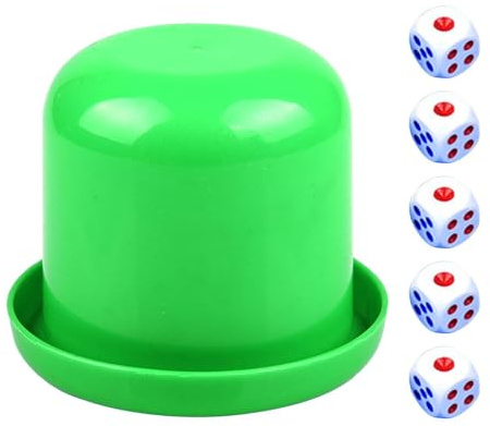 Set med tärningskoppar för vuxna, tärningsstaplingsbara -set