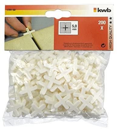 kwb 200 x tuile traverse 179150 (plastique, blanc, 28 mm x 5,0 mm)