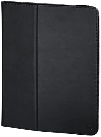 Hama Hülle für Tablets 24-28 cm, 9,5-11 Zoll (universelles Case für Tablets, größenverstellbar mit ausziehbaren Silikonecken und flexiblem Gummiband, Schutzhülle mit Standfunktion) schwarz
