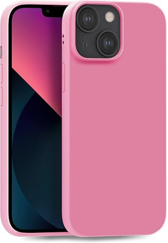MyGadget Hülle kompatibel mit iPhone 13 - robuste Handyhülle TPU Case Slim Silikonhülle - Back Cover Kratzfest Schutzhülle matt Rosa