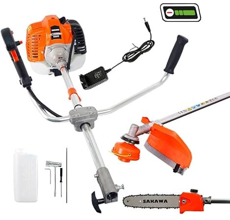 SAKAWA Desbrozadora Arranque a Batería Manillar Podadera
